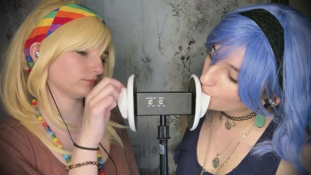 AftynRose – ASMR Twin Ear Licking Lesbian Edition – Porneq